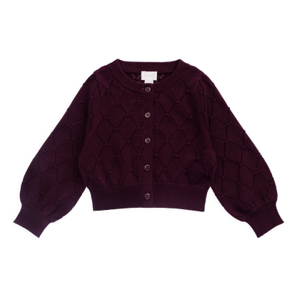 Lilah Cardigan - Fig | Jamie Kay