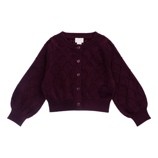 Lilah Cardigan - Fig | Jamie Kay