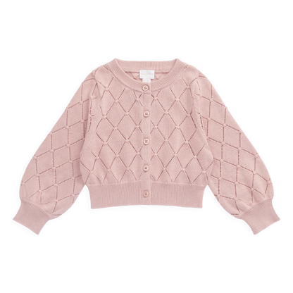 Lilah Cardigan - Shell Pink | Jamie Kay