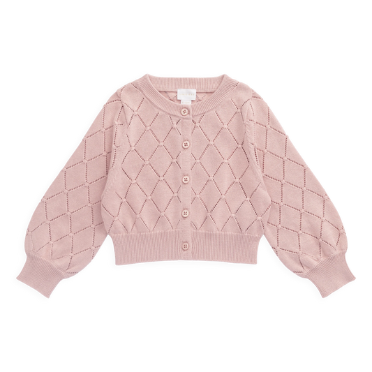 Lilah Cardigan - Shell Pink | Jamie Kay