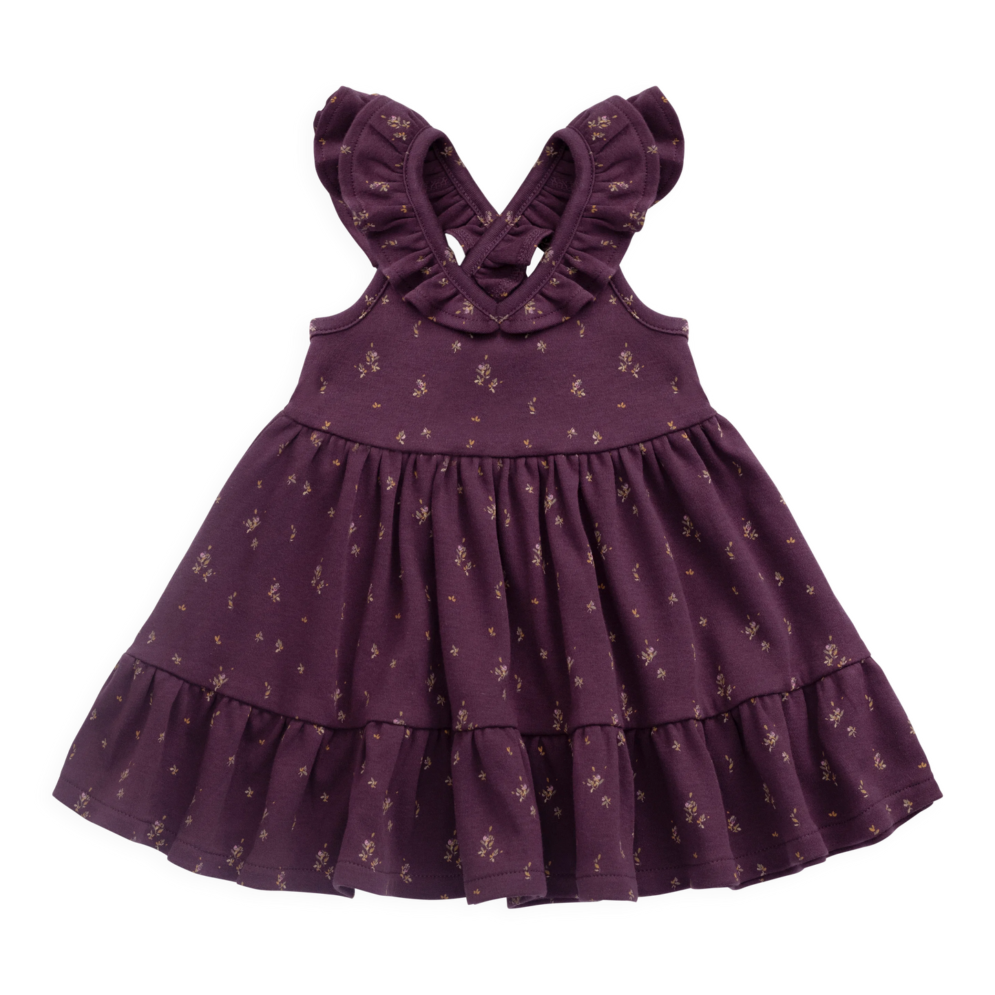 Organic Cotton Addie Dress - Dina Fig | Jamie Kay