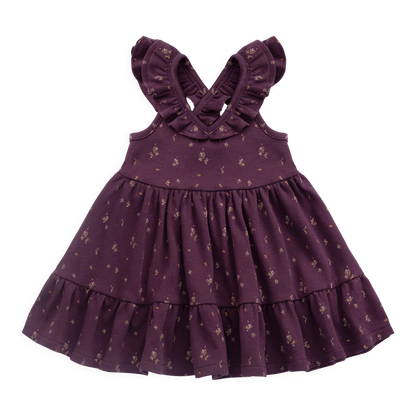 Organic Cotton Addie Dress - Dina Fig | Jamie Kay