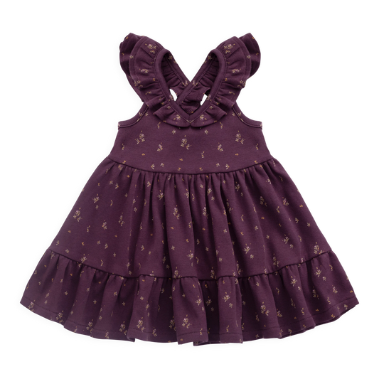 Organic Cotton Addie Dress - Dina Fig | Jamie Kay