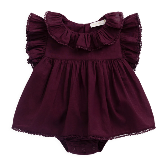 Frannie Playsuit - Fig | Jamie Kay