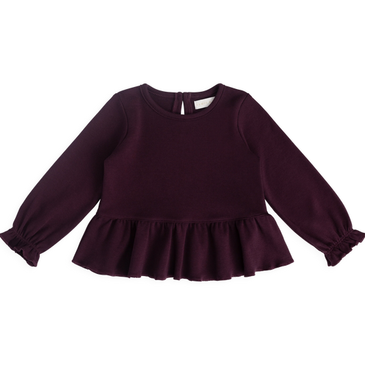Pima Cotton Bailey Top - Fig | Jamie Kay