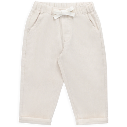Ali Linen/Cotton Pant - Natural | Jamie Kay