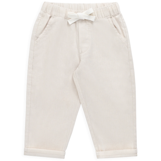 Ali Linen/Cotton Pant - Natural | Jamie Kay
