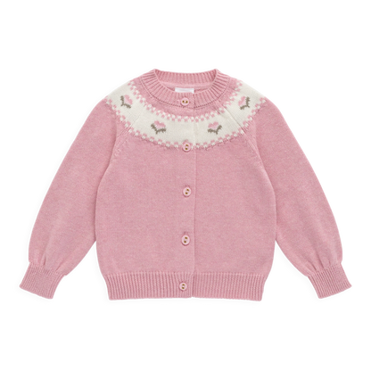 Annette Jacquard Cardigan | Jamie Kay