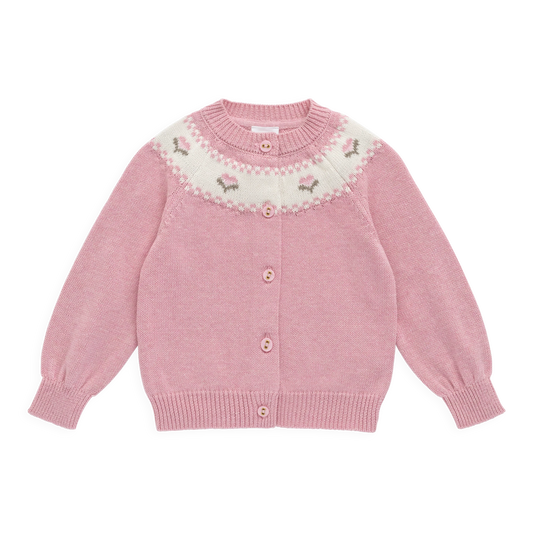 Annette Jacquard Cardigan | Jamie Kay