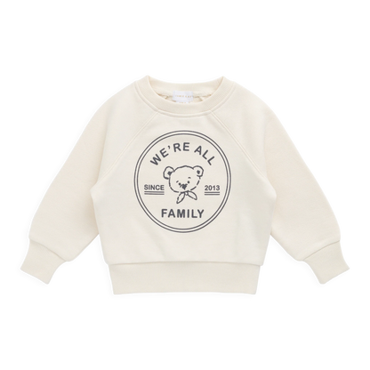 Hayes Sweatshirt - We're All Family Cloud | Jamie Kay