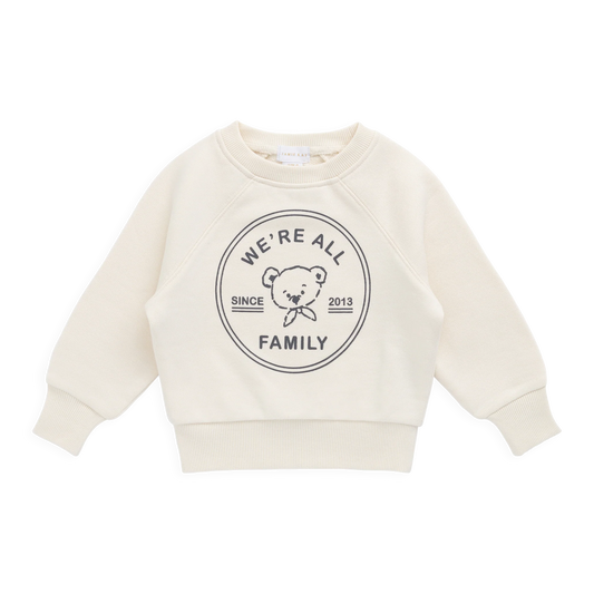 Hayes Sweatshirt - We're All Family Cloud | Jamie Kay