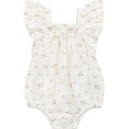Muslin Harriet Playsuit - Ayla Whisper | Jamie Kay