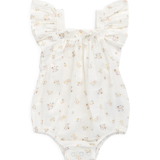 Muslin Harriet Playsuit - Ayla Whisper | Jamie Kay