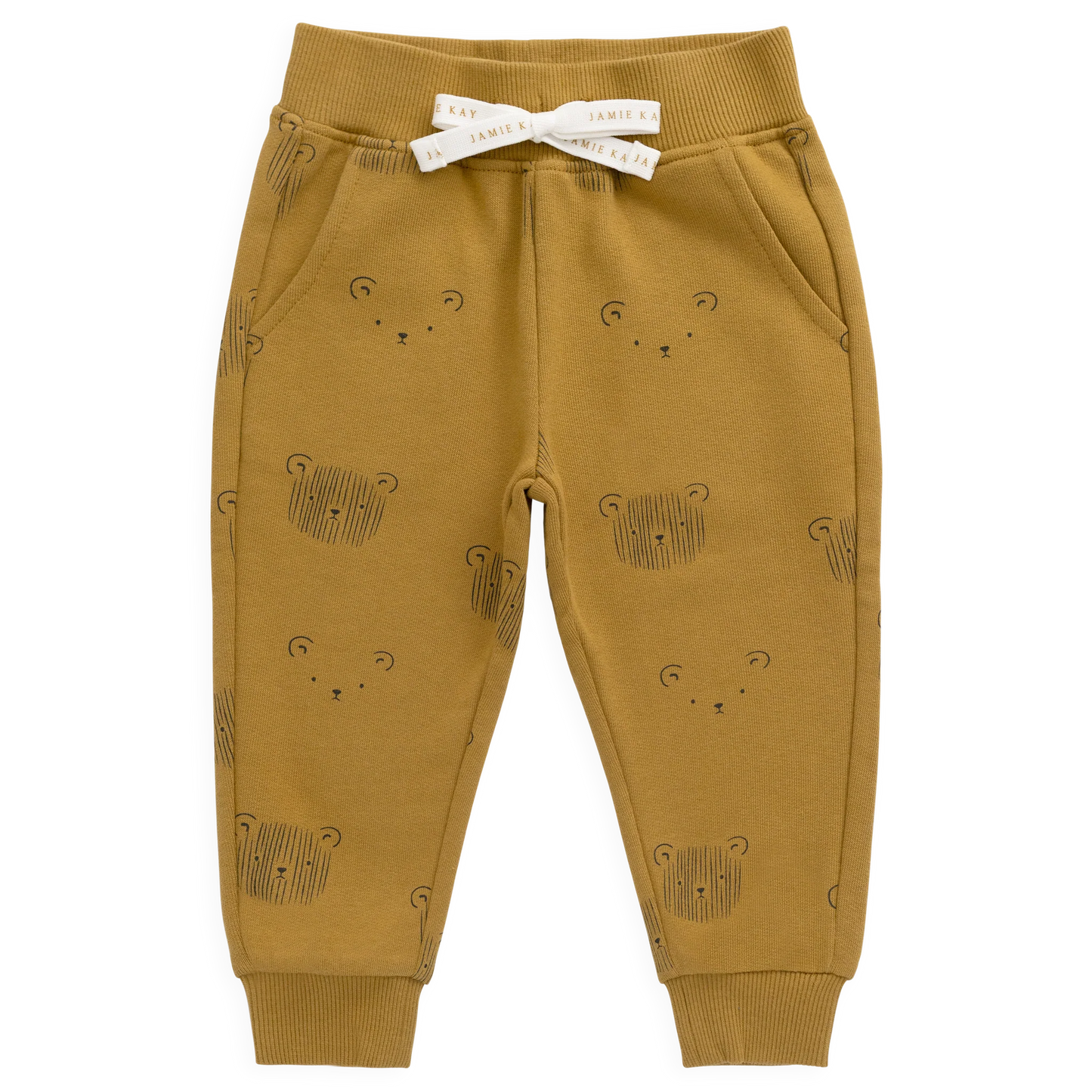 Nash Track Pant - Buckwheat Teddy Face | Jamie Kay