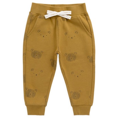 Nash Track Pant - Buckwheat Teddy Face | Jamie Kay