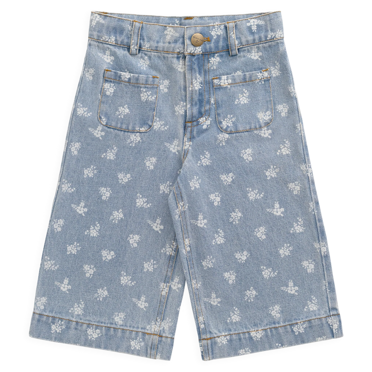 Theodora Pant - Tully Floral Denim | Jamie Kay