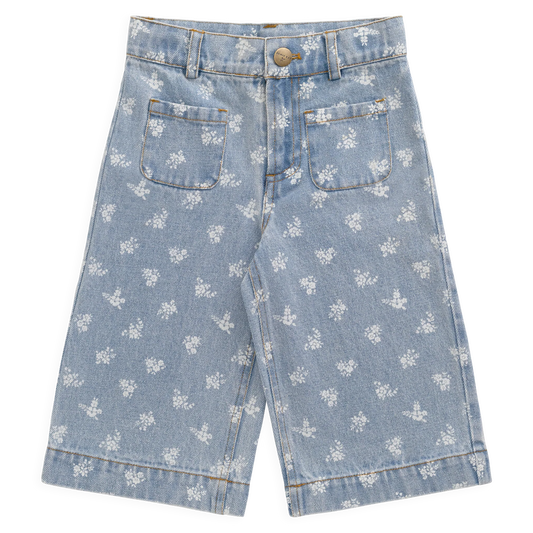 Theodora Pant - Tully Floral Denim | Jamie Kay