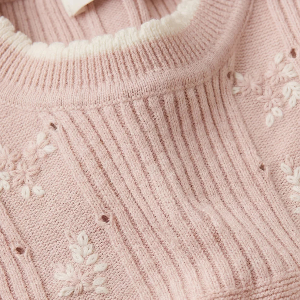 Abbie Knitted Top Abbie Flower | Jamie Kay