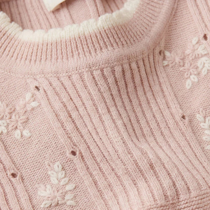 Abbie Knitted Top Abbie Flower | Jamie Kay
