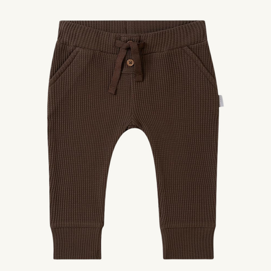 Pantalon gaufré brun | Noppies