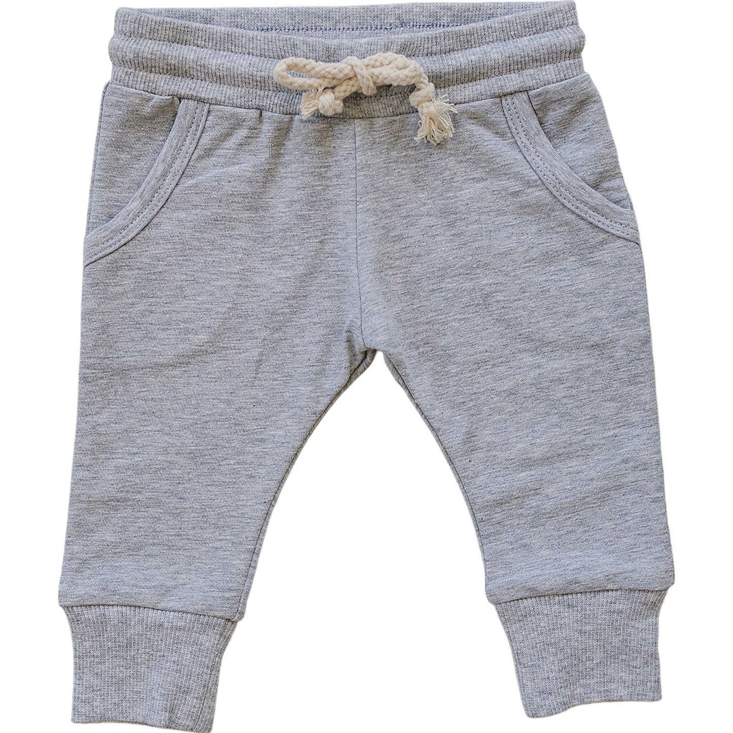 Grey Pocket Joggers | Mebie