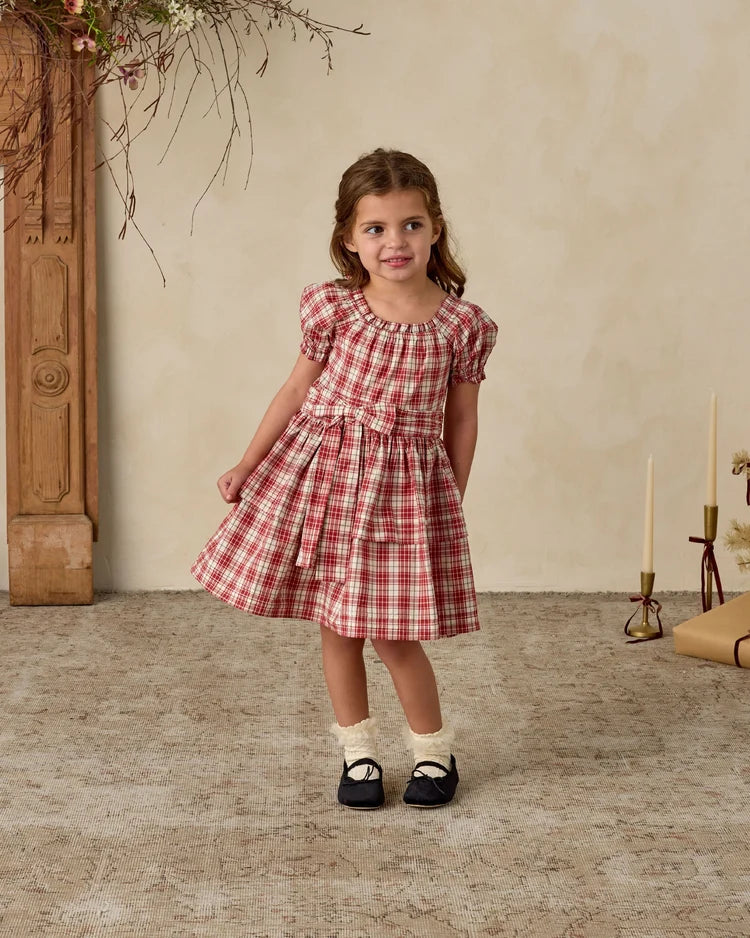 Annette Dress Holiday Tartan | Noralee