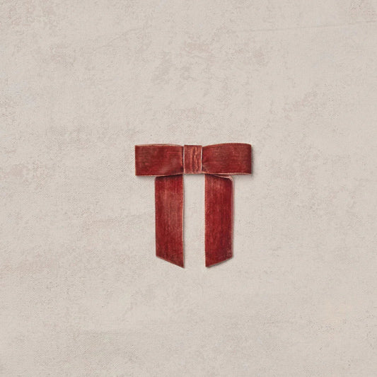 Barrette boucle velours Berry | Noralee