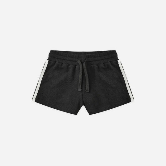 Racer Track Shorts Black 6-7Y | Rylee + Cru