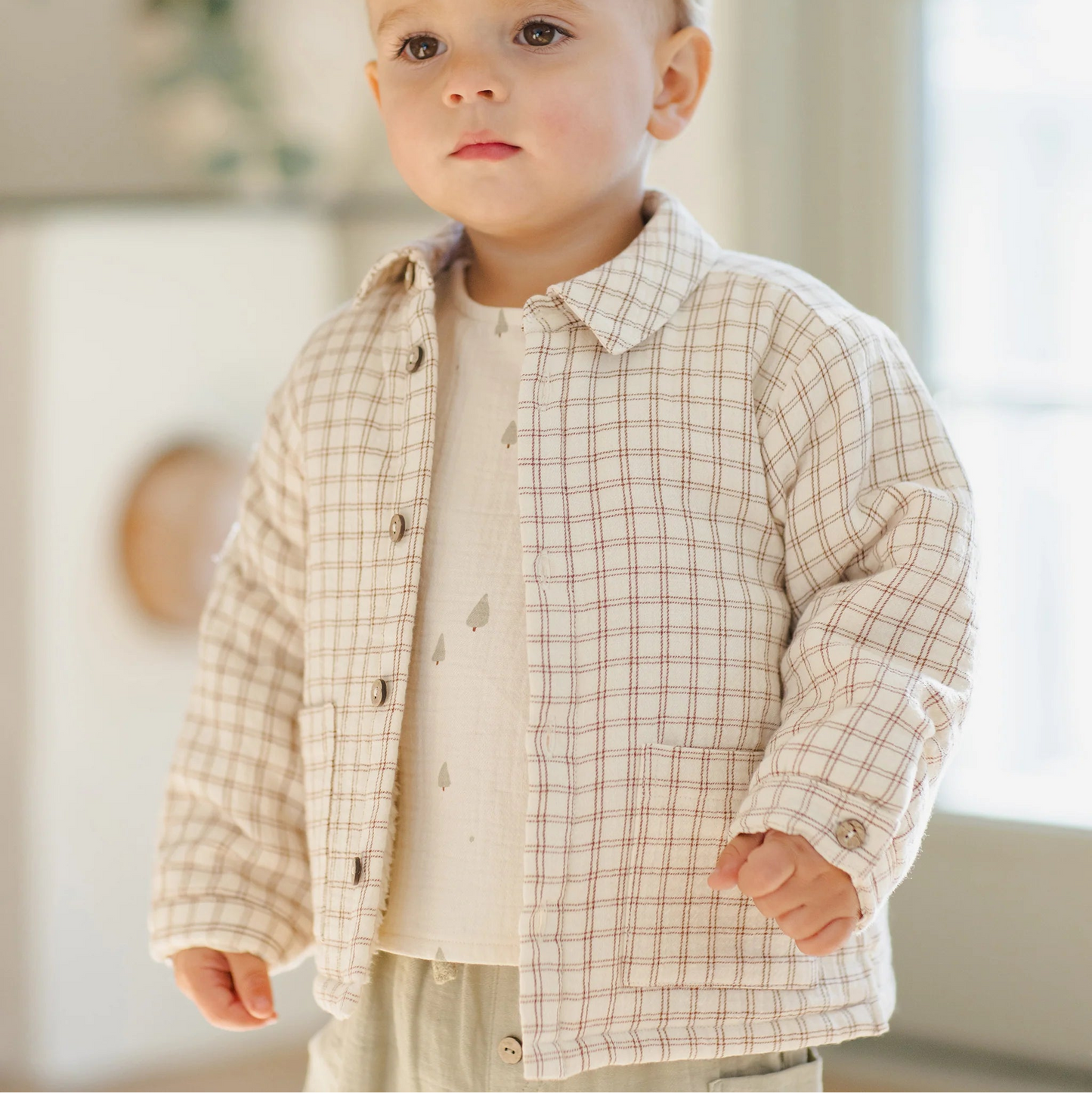 Ford Jacket Cedar Check | Quincy Mae