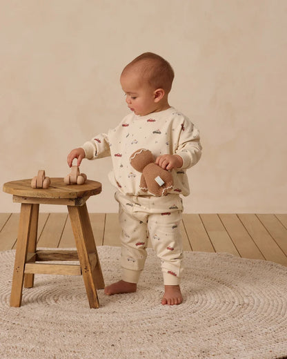 Relaxed Fleece Sweatshirt Cars | Quincy Mae