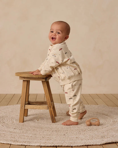 Relaxed Fleece Sweatshirt Cars | Quincy Mae