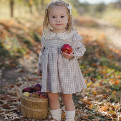 Callie Dress Blue Gingham | Quincy Mae
