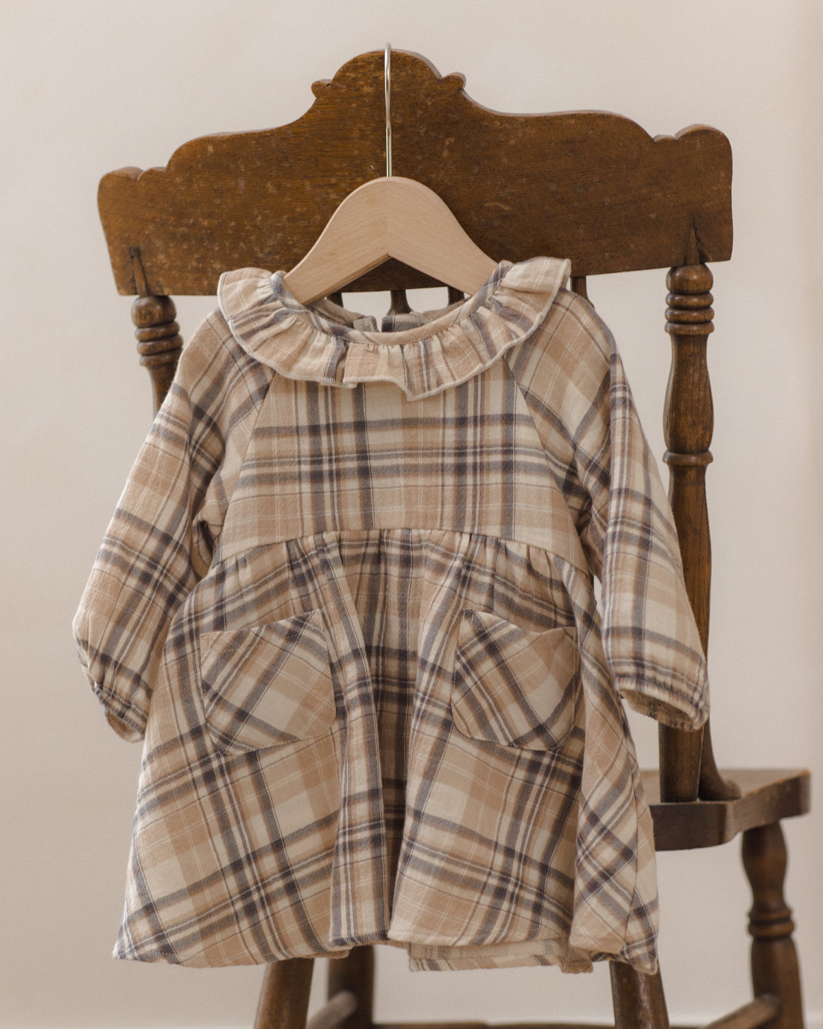 Simone Dress Fall Plaidl | Quincy Mae