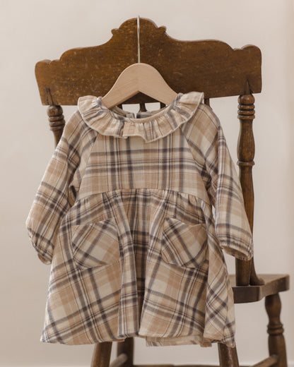 Simone Dress Fall Plaidl | Quincy Mae