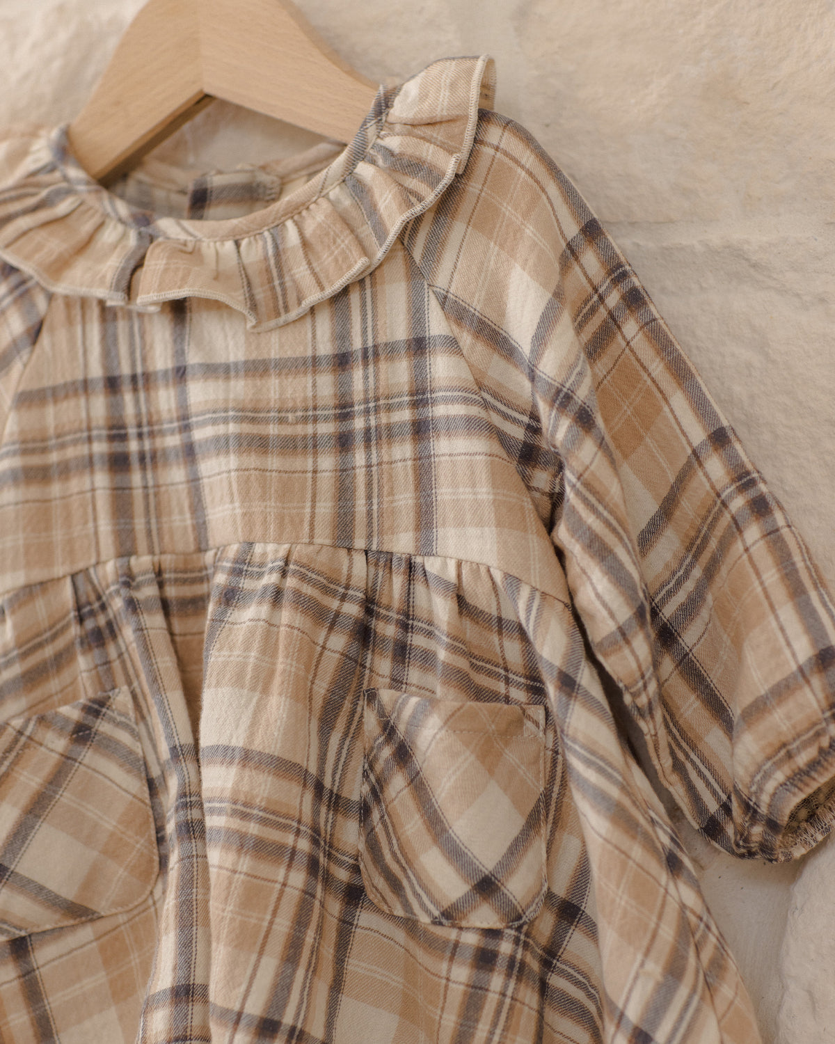 Simone Dress Fall Plaidl | Quincy Mae