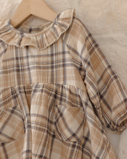 Simone Dress Fall Plaidl | Quincy Mae
