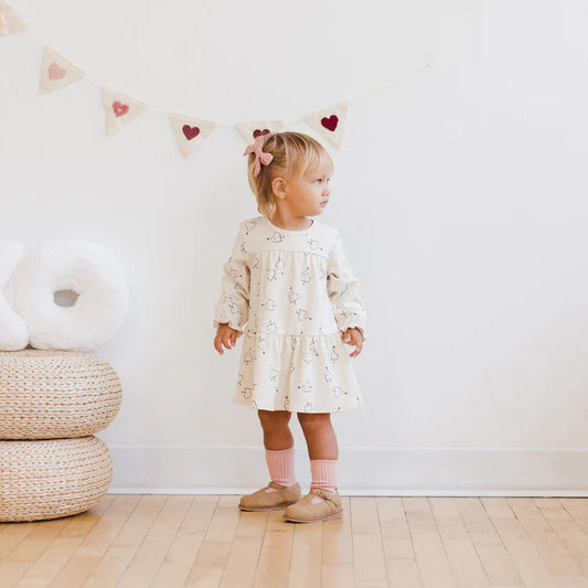 Quincy Mae Cream Cupid Dress