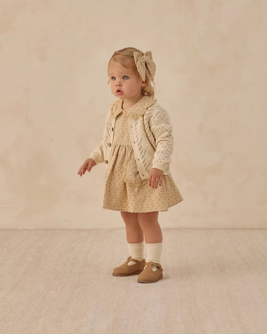 Knit Cardigan Natural | Quincy Mae