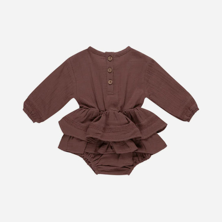 Rosie romper plum | Quincy Mae
