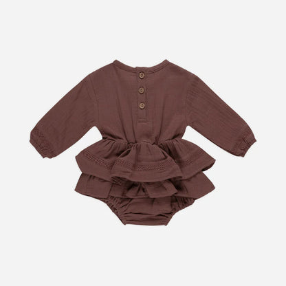 Rosie romper plum | Quincy Mae
