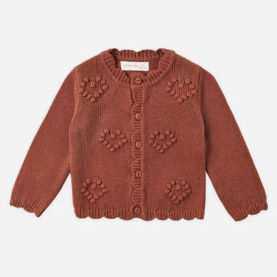 Knit Cardigan Red | Quincy Mae
