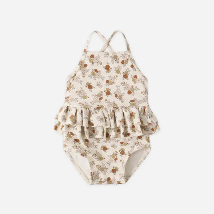 Ruffled One-Piece Swimsuit Bloom | Quincy Mae