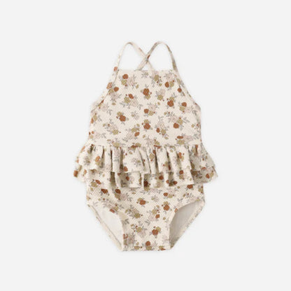 Ruffled One-Piece Swimsuit Bloom | Quincy Mae