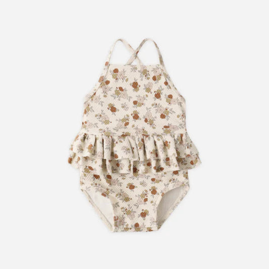 Ruffled One-Piece Swimsuit Bloom | Quincy Mae