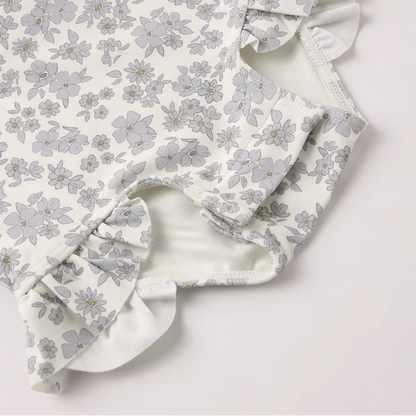 Olivia Rashguard Blue Floral | Quincy Mae