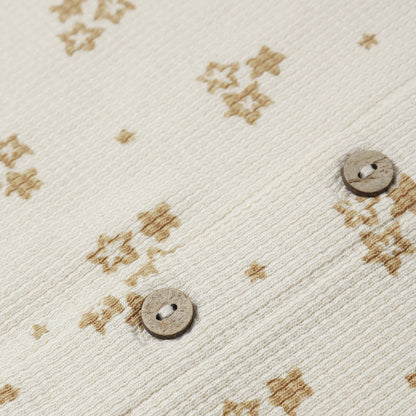 Waffle Long Sleeve Jumpsuit Marigold | Quincy Mae