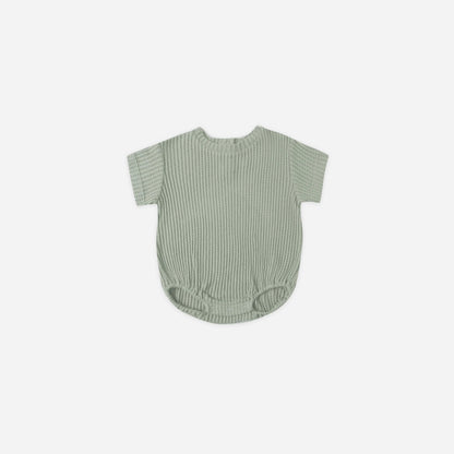 Relaxed Bubble Romper Fern | Quincy Mae
