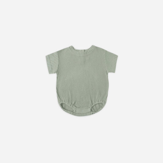 Relaxed Bubble Romper Fern | Quincy Mae