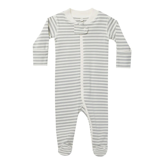 Pyjama rayures Dutsy Blue | Quincy Mae