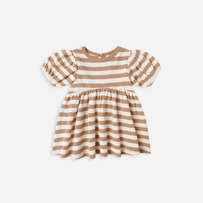 Darla Dress Harvest Stripe | Quincy Mae